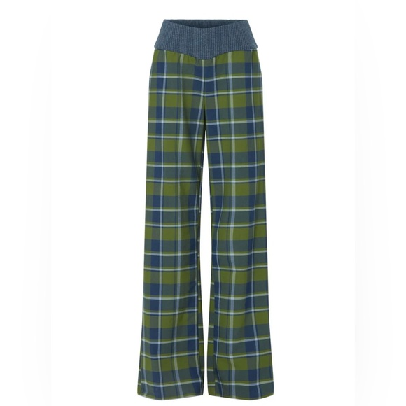 WeWoreWhat Pants - NWT We Wore What low rise v pant in classic plaid size S